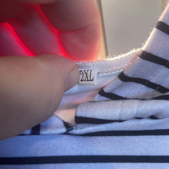 Black Kitten Striped Hoodie - Picture 3 of 3